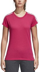 Pluus Adidas Ess 3S Slim Tee Real Magenta цена и информация | Спортивная одежда для женщин | kaup24.ee