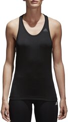 Pluus Adidas D2m Tank 3s Black White hind ja info | Naiste spordiriided | kaup24.ee