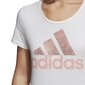 Pluus Adidas Foil Text Bos White hind ja info | Naiste spordiriided | kaup24.ee