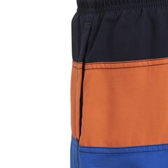 Lühikesed ujumispüksid teismelistele Adidas Yb Cb Shorts Sl Black Blue Orange цена и информация | Плавки для мальчиков | kaup24.ee