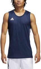 Korvpalli T-särk Adidas 3G Spee Rev Jrs Blue White hind ja info | Meeste T-särgid | kaup24.ee