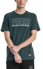 Футболка Puma Athletics Graphic Tee Green цена и информация | Мужские футболки | kaup24.ee