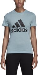 Pluus Adidas W Mh Bos Tee Blue hind ja info | Naiste spordiriided | kaup24.ee