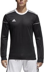 Футбольная майка Adidas Squad 17 Jsy Ls Black цена и информация | Meeste T-särgid | kaup24.ee