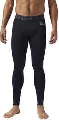 Püksid Reebok Rc Combat Warming Tights Black hind ja info | Meeste spordiriided | kaup24.ee