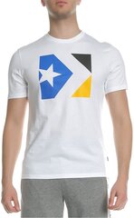 Футболка Converse Star Chevron Tri Color Tee White цена и информация | Мужские футболки | kaup24.ee