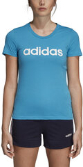 Adidas Блуза W E Lin Slim T Blue цена и информация | Спортивная одежда для женщин | kaup24.ee