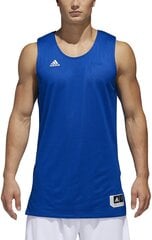 Korvpalli T-särk Adidas Rev Crzy Expl Blue White hind ja info | Meeste T-särgid | kaup24.ee