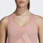 Pluus Adidas Ess Lin Lo Tank Pink цена и информация | Naiste spordiriided | kaup24.ee