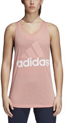 Pluus Adidas Ess Lin Lo Tank Pink hind ja info | Naiste spordiriided | kaup24.ee