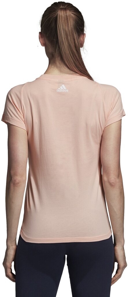 Pluus Adidas Ess Li Sli Tee Coral цена и информация | Naiste spordiriided | kaup24.ee