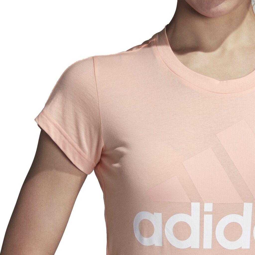 Pluus Adidas Ess Li Sli Tee Coral hind ja info | Naiste spordiriided | kaup24.ee