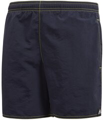 Плавательные шорты для подростков Adidas Yb Solid Sh Sl Navy цена и информация | Шорты для плавания для мальчиков | kaup24.ee