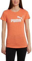 Puma Блуза Ess+ Logo Heather Tee Orange цена и информация | Спортивная одежда для женщин | kaup24.ee