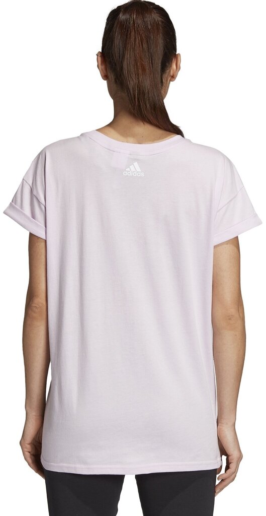 Pluus Adidas Ess Lin Lo Tee Pink hind ja info | Naiste spordiriided | kaup24.ee