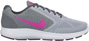 Nike Обувь WMNS Revolution 3 Grey Pink цена и информация | Спортивная обувь, кроссовки для женщин | kaup24.ee