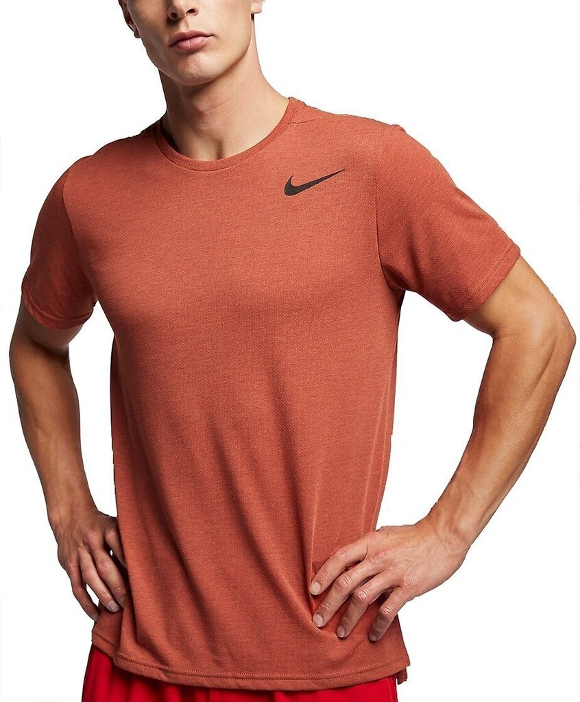 T-särk Nike M Nk Brt Top SS Hpr Dry Orange цена и информация | Meeste T-särgid | kaup24.ee