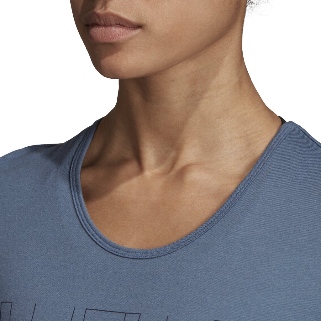 Pluus Adidas W Mo Pr T-Shirt Blue hind ja info | Naiste T-särgid | kaup24.ee