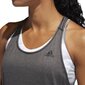 Pluus Adidas 3 Stripe Tank Black hind ja info | Naiste T-särgid | kaup24.ee