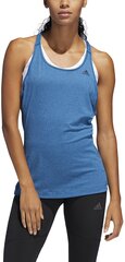 Pluus Adidas 3Stripe Tank Blue hind ja info | Naiste T-särgid, topid | kaup24.ee