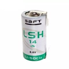 Батарея - Saft Lsh14 Er-c U-lötfahne Lithium 1v цена и информация | Батарейки | kaup24.ee