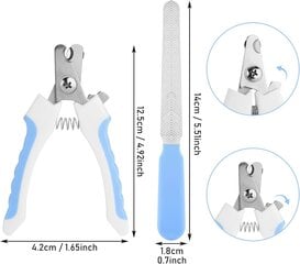 Lemmiklooma küünelõikur, koera küüneviil, professionaalne kaitsega lõikur hind ja info | Maniküüri, pediküüri tarvikud | kaup24.ee