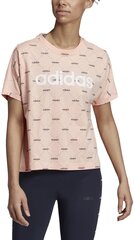 Pluus Adidas W Core Fav T Coral hind ja info | Naiste T-särgid, topid | kaup24.ee