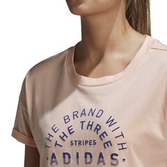 Pluus Adidas Emblem Tee Haze Coral цена и информация | Женские футболки | kaup24.ee