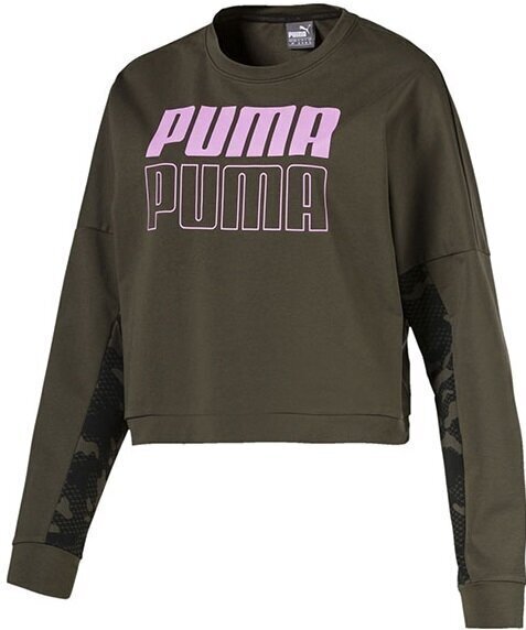 Dressipluus Puma Modern Sports Crew Khaki цена и информация | Naiste spordiriided | kaup24.ee