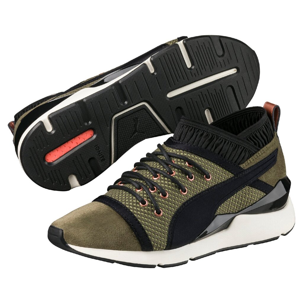 Jalanõud Puma Pearl VR Wn Olive Night Black hind ja info | Naiste spordi- ja vabaajajalatsid | kaup24.ee