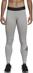 Retuusid Adidas W Mh Bos Tights Grey hind ja info | Naiste spordiriided | kaup24.ee