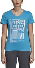 Pluus Adidas Linear Tee I Blue hind ja info | Naiste T-särgid | kaup24.ee