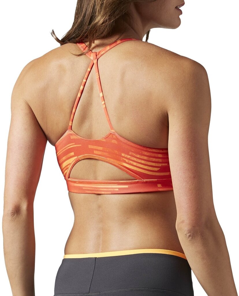 Spordirinnahoidja Reebok WOR TRI BACK BRA Orange цена и информация | Naiste spordiriided | kaup24.ee