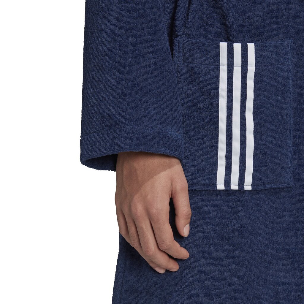 Hommikumantel Adidas Bathrobe U Blue цена и информация | Meeste hommikumantlid, pidžaamad | kaup24.ee
