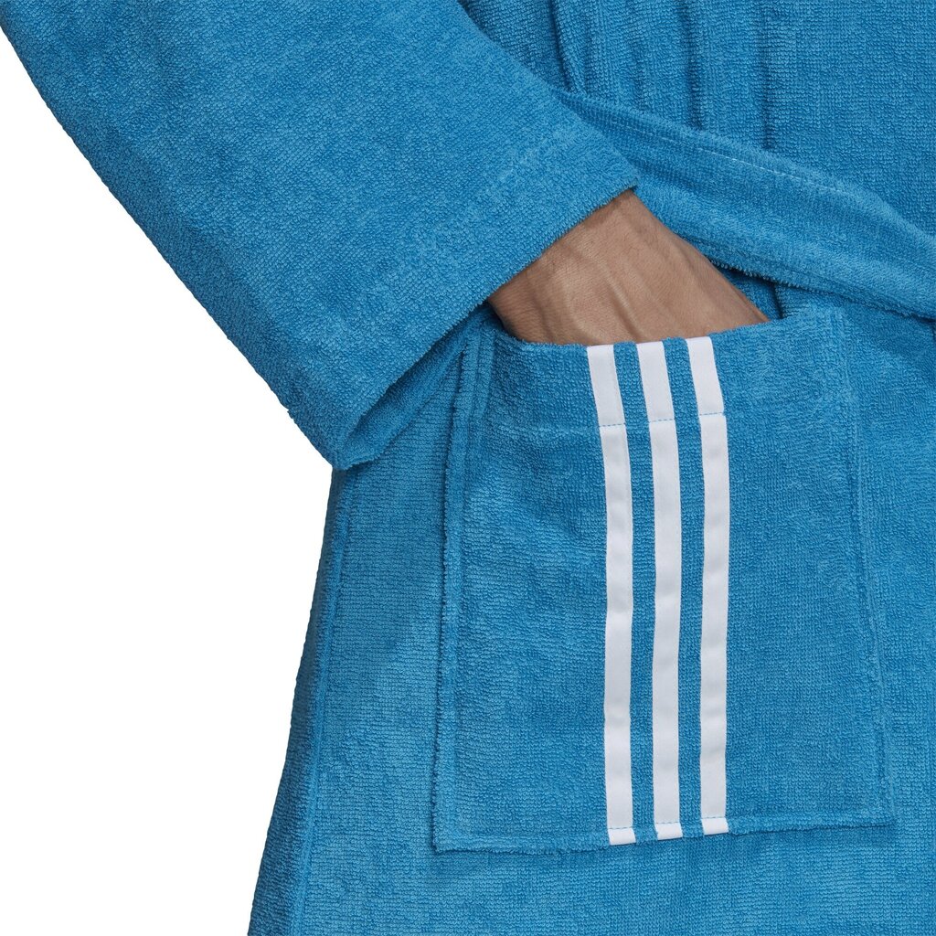 Hommikumantel Adidas Bathrobe U Blue hind ja info | Meeste hommikumantlid, pidžaamad | kaup24.ee