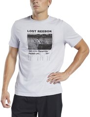 T-särk Reebok Gs Lost Reebok Crew White hind ja info | Meeste T-särgid | kaup24.ee