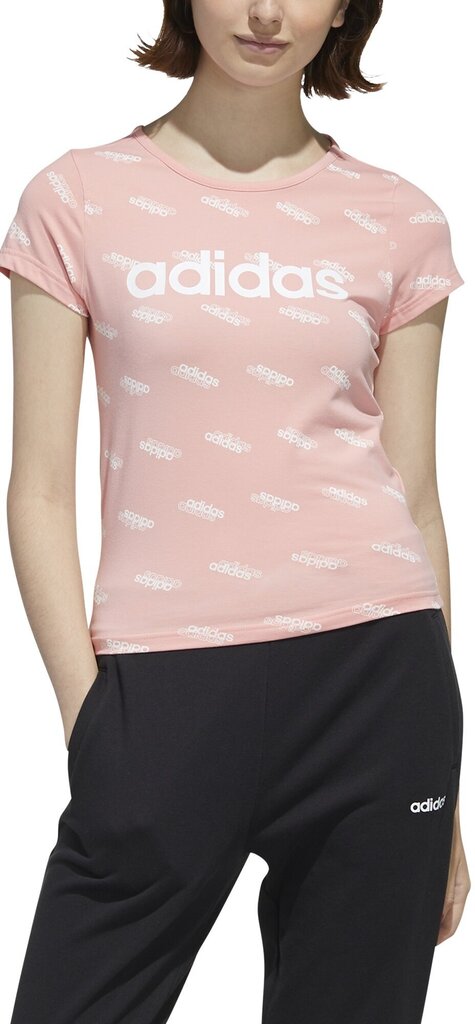 Pluus Adidas W Fav T Pink hind ja info | Naiste spordiriided | kaup24.ee