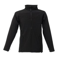 Regatta Professional Meeste Uproar Softshell tuulekindel fliisist jakk, Must/must UTFK537_blackblack hind ja info | Meeste joped | kaup24.ee