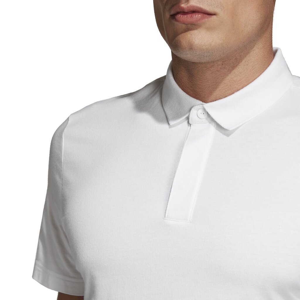 T-särk Adidas Mh Plain Polo White цена и информация | Meeste T-särgid | kaup24.ee