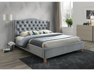 Кровать Signal Meble Aspen Velvet 180x200 см, серый цена и информация | Кровати | kaup24.ee