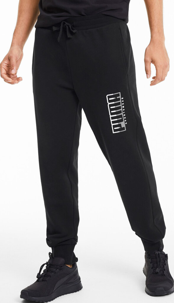 Püksid Puma Athletics Pants Black hind ja info | Meeste spordiriided | kaup24.ee