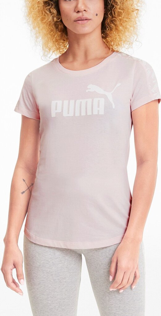 Pluus Puma Amplified Tee Pink цена и информация | Naiste spordiriided | kaup24.ee