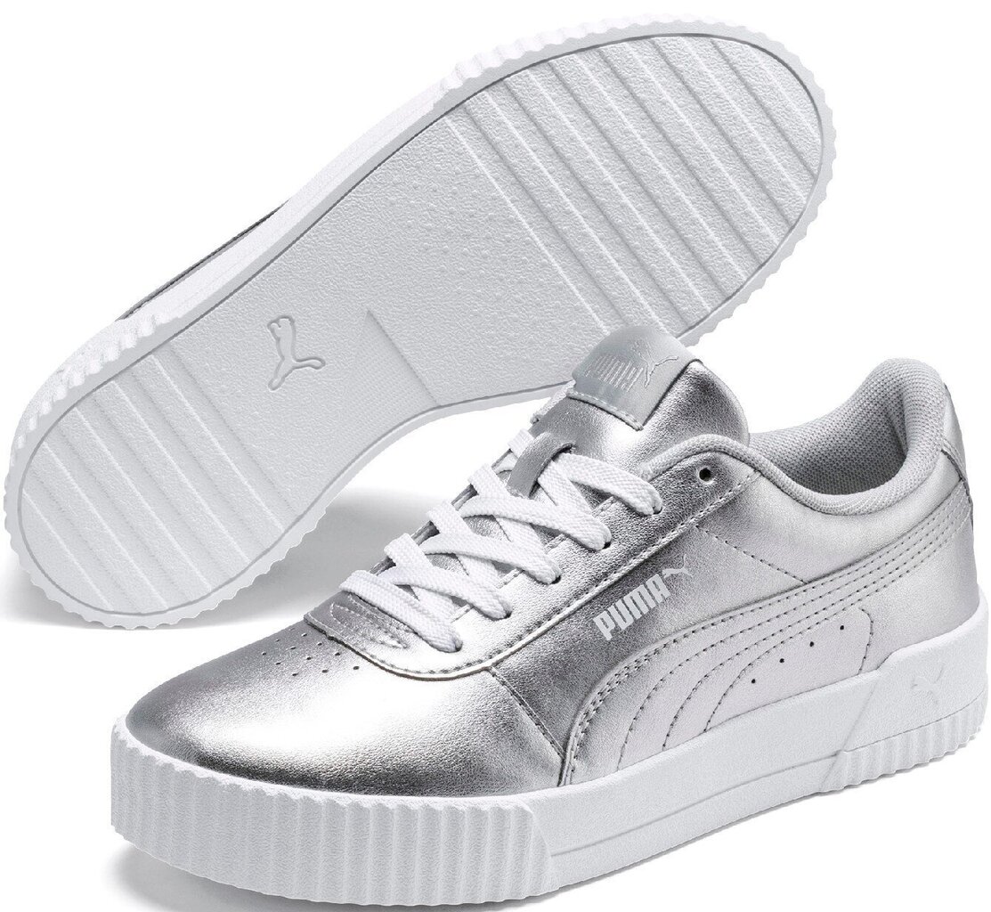 Jalanõud Puma Carina Metallic Silver hind ja info | Naiste spordi- ja vabaajajalatsid | kaup24.ee