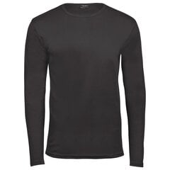 Tee Jays Meeste interlock pikkade varrukatega T-särk, Tumehall UTFK898_darkgrey hind ja info | Meeste T-särgid | kaup24.ee