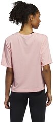 Pluus Adidas Univ Tee 1 W Pink hind ja info | Naiste spordiriided | kaup24.ee