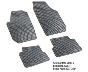 Kummimatid Seat Cordoba III 2008-> /4pc, 0017 цена и информация | Резиновые коврики | kaup24.ee