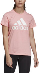 Pluus Adidas W Bos Co Tee Pink hind ja info | Naiste spordiriided | kaup24.ee