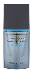 Мужская парфюмерия L'eau D'issey Homme Sport Issey Miyake EDT: Емкость - 100 ml цена и информация | Мужские духи | kaup24.ee