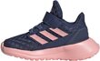 Jalanõud tüdrukutele Adidas RapidaRun El I Blue Pink цена и информация | Laste spordijalatsid | kaup24.ee