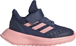 Jalanõud tüdrukutele Adidas RapidaRun El I Blue Pink цена и информация | Детская спортивная обувь | kaup24.ee